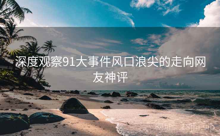 深度观察91大事件风口浪尖的走向网友神评 深度观察91大事件风口浪尖的走向网友神评