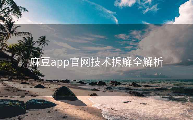 麻豆app官网技术拆解全解析