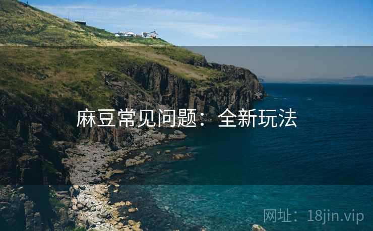 麻豆常见问题：全新玩法
